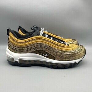 Nike Women's Sneakers in Gold and Black